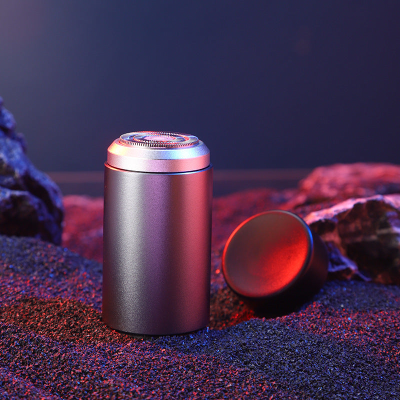 Mini Steel Cannon Travel Shaver Fully Portable Multi functional Men's Electric Shaver