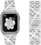 Metal Strap for Apple Watch Band 41mm 45mm 40mm 44mm Woman Diamond Stainless Steel Link Bracelet iWatch 8 7 6 SE 5 3 Accessories