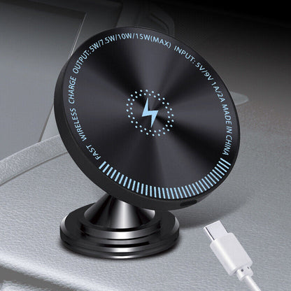 Magnetic Wireless Car Charger Mount Holder Magsafe For15 14 13 12