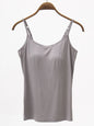 Adjustable Strap Modal Cami with Bra
