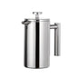 Coffee pot 304 stainless steel French press double-layer hand-pour straight handle coffee brewing pot