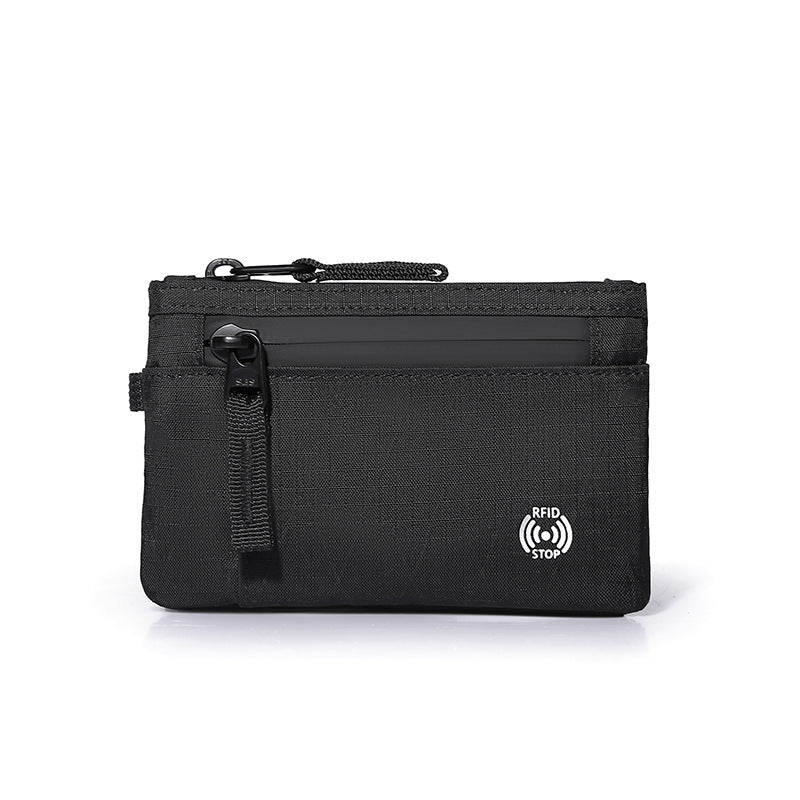 Zero wallet anti-theft card swiping bag X-PAC mini travel wallet with keychain