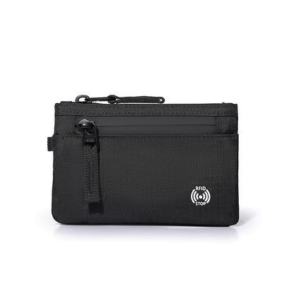 Zero wallet anti-theft card swiping bag X-PAC mini travel wallet with keychain