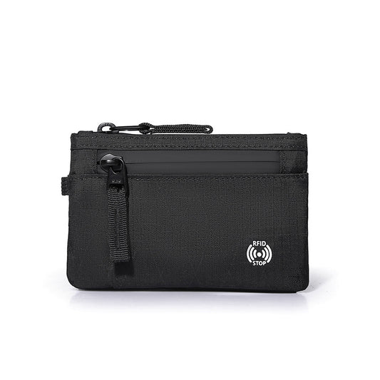 Zero wallet anti-theft card swiping bag X-PAC mini travel wallet with keychain