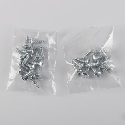 30pcs Tool Hooks & Screws Double Hooks Wall Mount Garden Shed Storage Utility