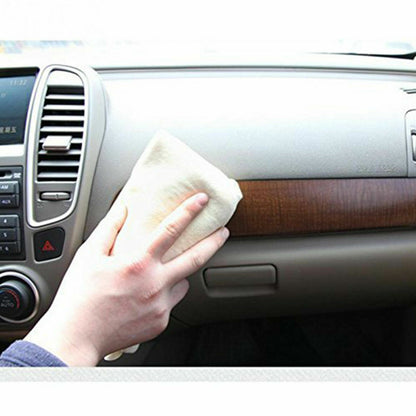 Large Natural Chamois Leather Car Cleaning Cloth Washing Absorbent Drying Towel