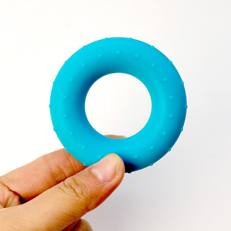 Silicone Grip Strength Ring Grip Strength Device for Men's Hand Rehabilitation Training Fitness Ring for Women's Household Small Fitness Equipment