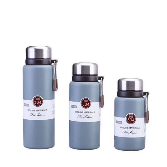 New Large Capacity Vacuum Insulated Cup Portable Fashionable Insulated Pot Handle Outdoor Car Sports Water Bottle Gift