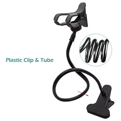 Flexible Arm Mobile Phone Holder Clamp Desk Bed Multifunctional Stand For GPS