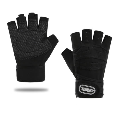 Fitness cycling gloves men's and women's wrist guards half finger gloves