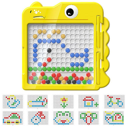 Magnetic Drawing Board For Kids Doodle Dot Art Educational Preschool Toys