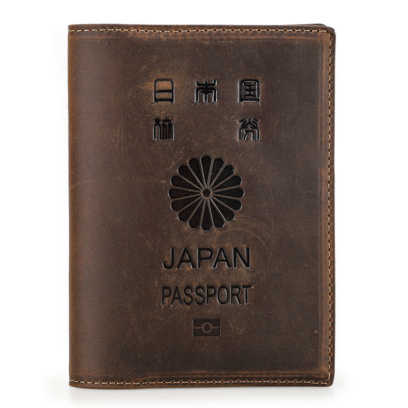 Anti theft document brushing bag Airtag travel passport bag