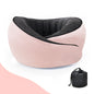 U-shaped memory cotton neck pillow with slow rebound for car travel neck protection