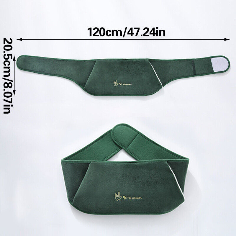 Hot Water Bottle Bag Belt Rubber Warm Plush Pouch Waist Cover Belt