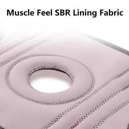 Meniscus Sports Knee Protector Silicone Shock Absorber Stability Patella Knee Protector Support Strip Velcro Adjustable