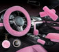 8-piece Plush Steering Wheel Set