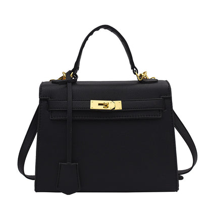 Size Solid Color PU Kelly Bag Candy Color Handbag Cross Shoulder Fashion Model Bag