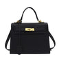 Size Solid Color PU Kelly Bag Candy Color Handbag Cross Shoulder Fashion Model Bag