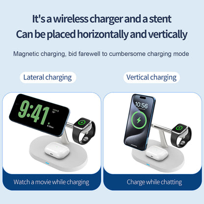 3in1 Magnetic Wireless Charger Stand For IWatch AirPod  15 14 13 16