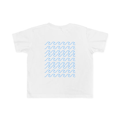 Kids' Surfing Tee - Fun Wave Design for Little Adventurers