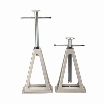 4 X Aluminium Stabilising Jack Stands Adjustable Axle Levelling Caravan Trailer