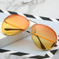 New Ocean Sunglasses Fashion Retro Glasses for Men and Women Couples European and American Large Frame Sunglasses