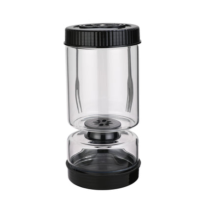 Circular Fifth Generation Dry-Wet Separation Pickle Jar: Sand Timer Glass Container