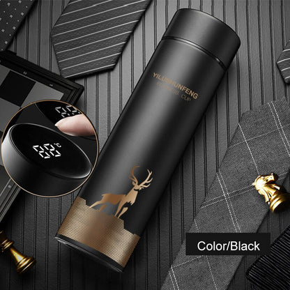 500ML Thermos Vacuum Flasks Temperature Display 304 Stainless Water Bottle Travel Sport Home  Large Cup Mugs Gift for Men Women