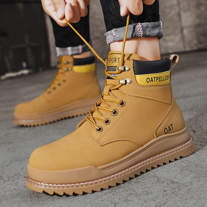 Autumn and winter new high top retro workwear casual Martin boots men's shoes