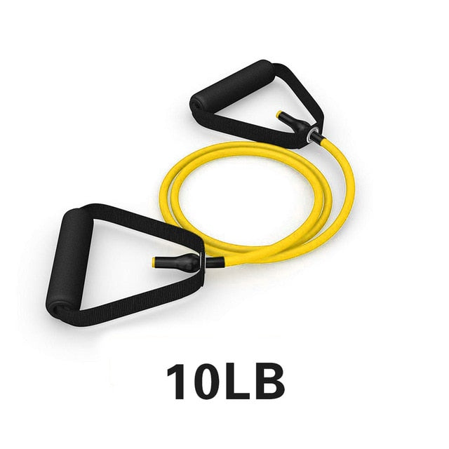 120cm Yoga Pull Rope Elastic Resistance Bands Fitness Workout Exercise Tubes Practical Training Rubber Tensile Expander