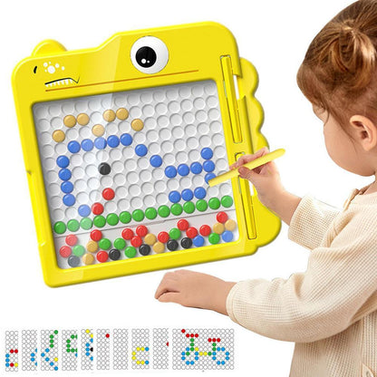 Magnetic Drawing Board For Kids Doodle Dot Art Educational Preschool Toys