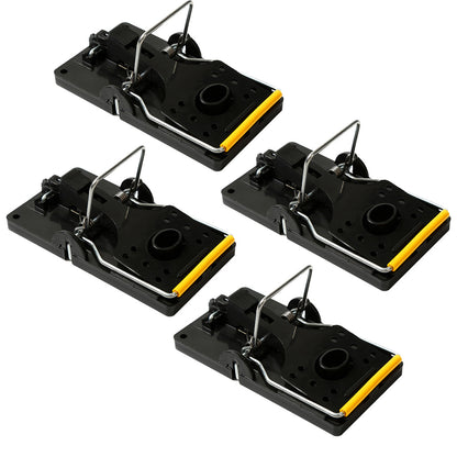 6 Large Rat Catching Metal Traps Heavy Duty Snap Mouse Trap Bait Pest Catcher