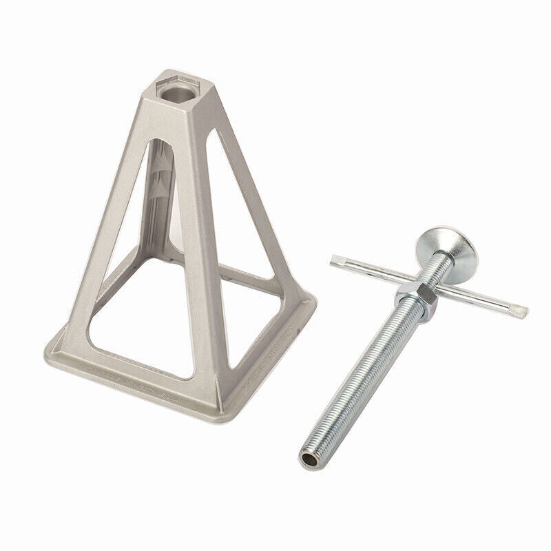 4 X Aluminium Stabilising Jack Stands Adjustable Axle Levelling Caravan Trailer