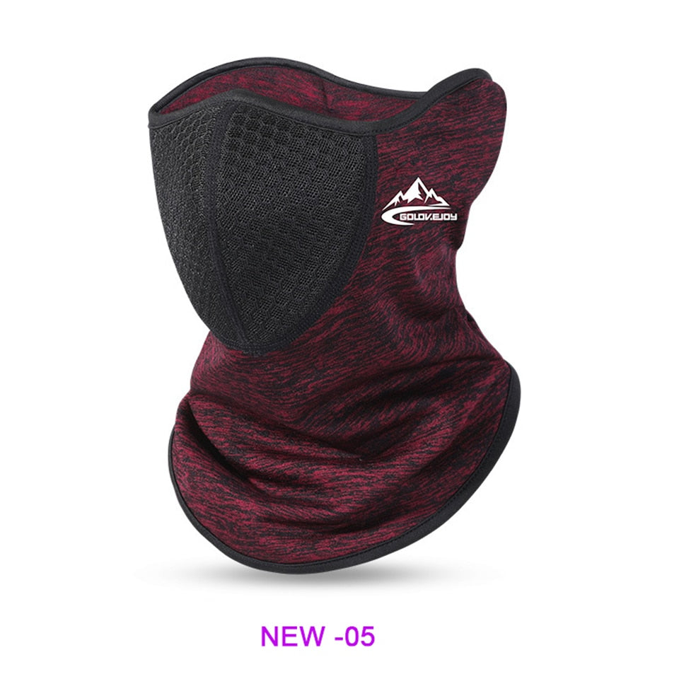 Winter Black Caps Running Scarf Anti-UV Headwear Bicycle Bandana Sports Fishing Mask Cover Magic Scarf ice silk
