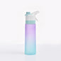 700ml frosted spray water cup outdoor sports kettle cooling water replenishment convenient advertising cup