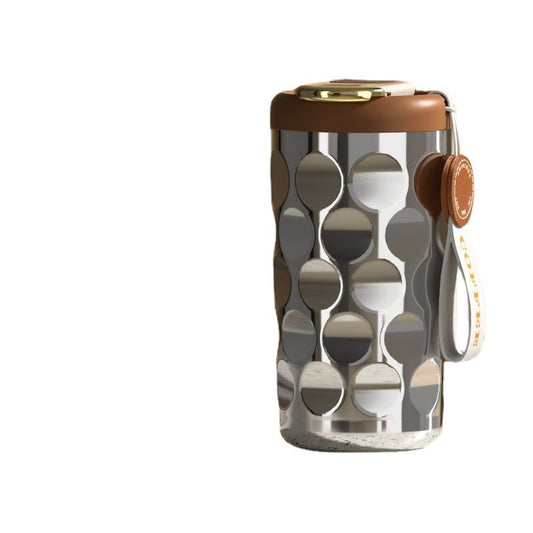 Ceramic Coffee Cup Stainless Steel Portable Intelligent Vacuum Mug