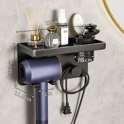 Hair Dryer Storage Rack Toilet Hair Dryer Storage Box Toilet Punching Free Bracket Bathroom Storage Bracket Bathroom Accessories