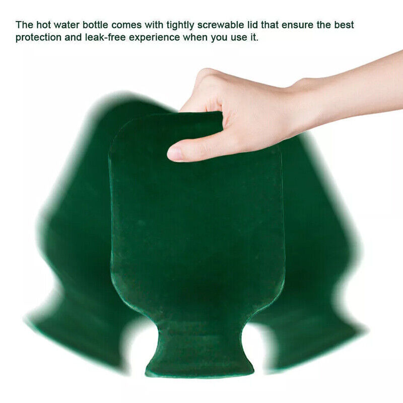 Hot Water Bottle Bag Belt Rubber Warm Plush Pouch Waist Cover Belt