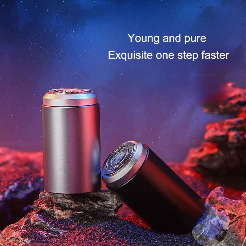 Mini Steel Cannon Travel Shaver Fully Portable Multi functional Men's Electric Shaver