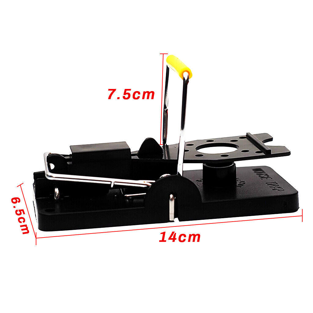 6 Large Rat Catching Metal Traps Heavy Duty Snap Mouse Trap Bait Pest Catcher