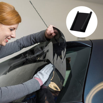 CAR WINDOW TINT FILM KIT TINTING SUPER DARK BLACK LIMO  75CM X 6M UK