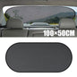 Rear Window Screen Sun Shade Mesh Cover Windshield Sun UV Visor Blocks Black