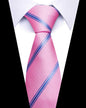Men's 8cm Business Professional Striped Tie Wedding Suit Accessories Polyester Tie Men
