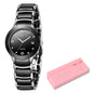 Liger/SUNKTA Explosive Ceramic Ladies Watch Exquisite High-end Watch Waterproof Watch