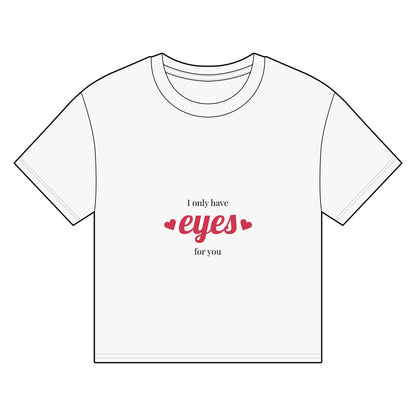 Sweet Heart Eyes Women's Organic Boxy T-Shirt