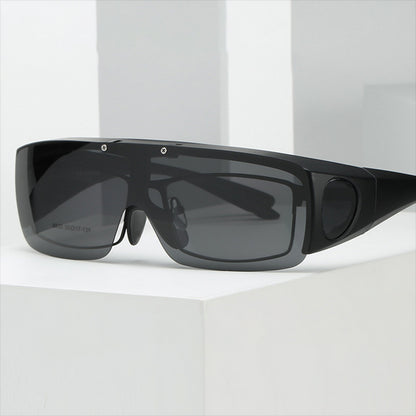 New Men Polarized Lens Driving Fishing Sunglasses Cover For Myopia Glasses Flip Polaroid Sun Eyewear