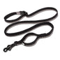 Pet dog leash with elastic cushioning suitable for outdoor activities such as running and waist tying