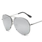 New Ocean Sunglasses Fashion Retro Glasses for Men and Women Couples European and American Large Frame Sunglasses