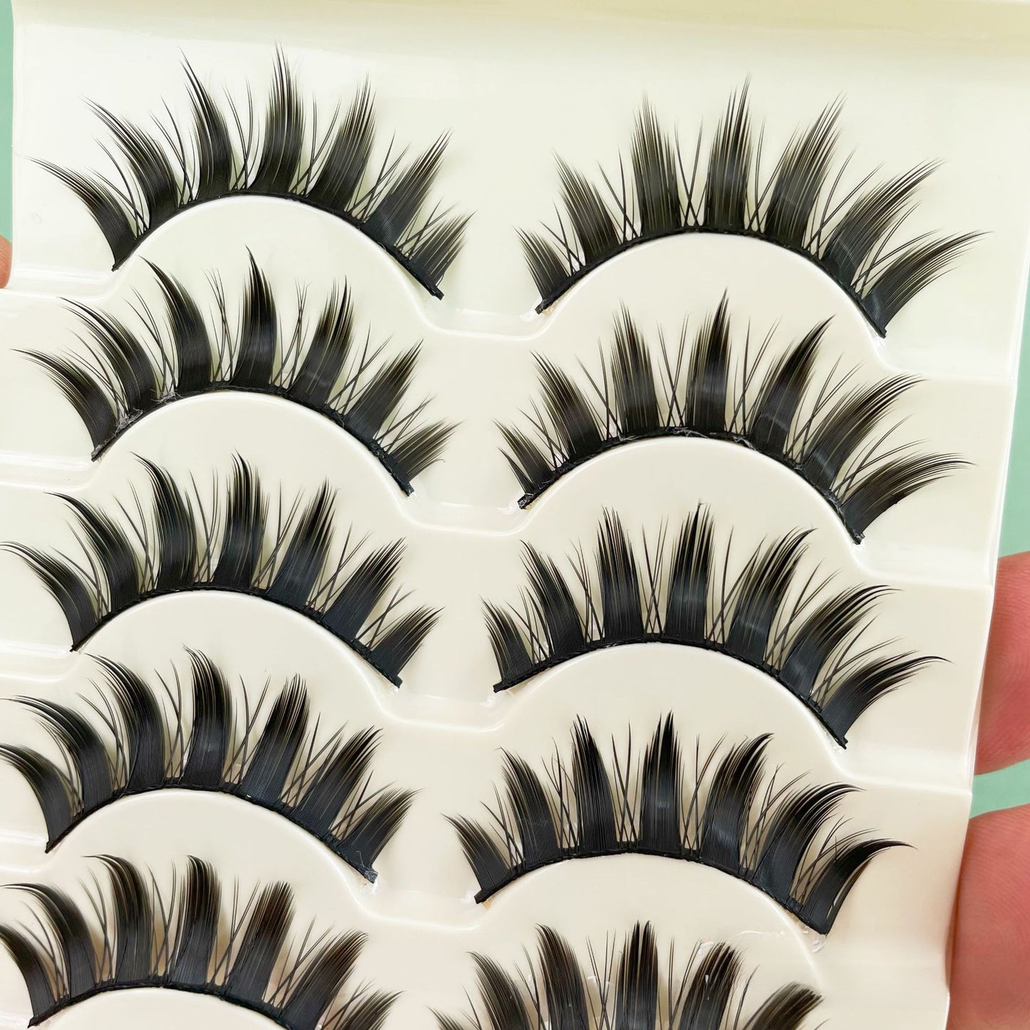 Cartoon Bushy Black Terrier Big Devil False Eyelashes Whole Piece Barbie Eyelashes Natural Little Devil