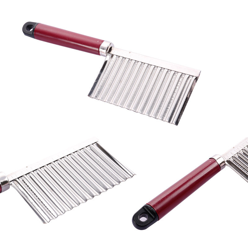Multifunctional Stainless Steel Wave Knife Household Potato And Vegetable Cutter
